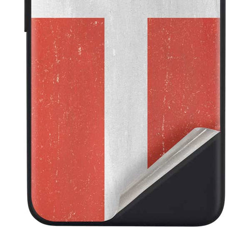 Denmark Flag Distressed Google Pixel 4a Skin