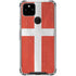 Denmark Flag Distressed Google Pixel 5a 5G Clear Case