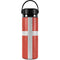 Denmark Flag Distressed Hydro Flask 20oz Wide Mouth Skin