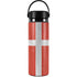 Denmark Flag Distressed Hydro Flask 20oz Wide Mouth Skin