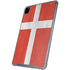 Denmark Flag Distressed iPad Pro 12.9in (2020) Clear Case