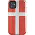 Denmark Flag Distressed iPhone 11 Impact Case