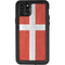 Denmark Flag Distressed iPhone 11 Pro Max Waterproof Case