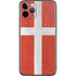 Denmark Flag Distressed iPhone 11 Pro Skin