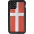 Denmark Flag Distressed iPhone 11 Pro Waterproof Case