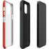Denmark Flag Distressed iPhone 12 Mini Impact Case