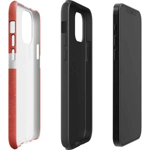 Denmark Flag Distressed iPhone 12 Pro Impact Case