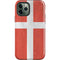 Denmark Flag Distressed iPhone 12 Pro Max Impact Case