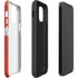 Denmark Flag Distressed iPhone 12 Pro Max Impact Case