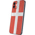 Denmark Flag Distressed iPhone 12 Skin