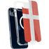 Denmark Flag Distressed iPhone 13 MagSafe Case