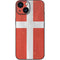 Denmark Flag Distressed iPhone 13 Mini Skin