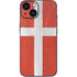 Denmark Flag Distressed iPhone 13 Mini Skin
