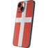 Denmark Flag Distressed iPhone 13 Mini Skin