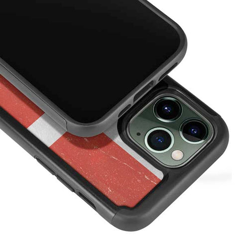 Denmark Flag Distressed iPhone 13 Pro Cargo Case