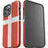 Denmark Flag Distressed iPhone 13 Pro Max Impact Case