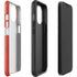 Denmark Flag Distressed iPhone 14 Impact Case