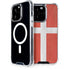 Denmark Flag Distressed iPhone 15 Pro MagSafe Case
