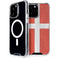 Denmark Flag Distressed iPhone 15 Pro Max MagSafe Case