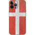 Denmark Flag Distressed iPhone 14 Pro Max Skin