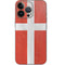 Denmark Flag Distressed iPhone 14 Pro Skin