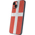 Denmark Flag Distressed iPhone 14 Skin