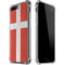 Denmark Flag Distressed iPhone 7/8 Plus Clear Case