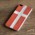Denmark Flag Distressed iPhone 7 Plus Skin