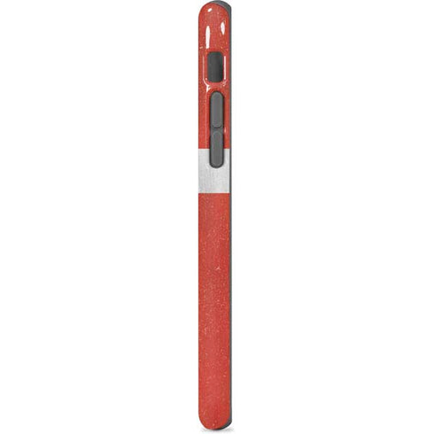 Denmark Flag Distressed iPhone 8 Pro Case