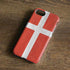 Denmark Flag Distressed iPhone 8 Pro Case