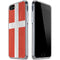 Denmark Flag Distressed iPhone SE (2nd & 3rd Gen) Clear Case
