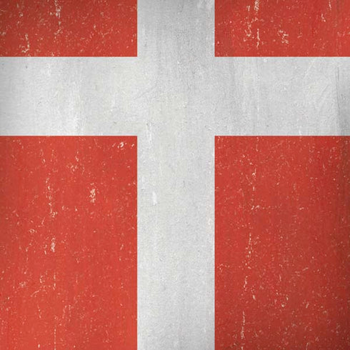 Denmark Flag Distressed iPhone X Skin