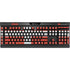 Denmark Flag Distressed K95 RGB PLATINUM Mechanical Gaming Keyboard Skin