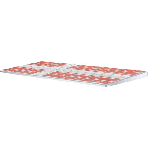 Denmark Flag Distressed Magic Keyboard Skin
