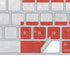 Denmark Flag Distressed Magic Keyboard Skin