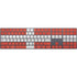 Denmark Flag Distressed Magic Keyboard with Numeric Keypad Skin