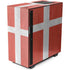 Denmark Flag Distressed NZXT H510 Compact ATX Mid-Tower Case Skin