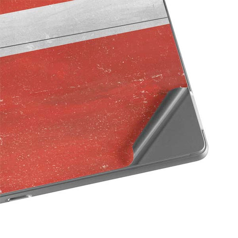 Denmark Flag Distressed Surface Pro 8 Skin