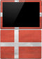 Denmark Flag Distressed Surface Pro (2017) Skin
