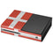 Denmark Flag Distressed Xbox One Console Skin