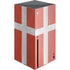 Denmark Flag Distressed Xbox Series X Console Skin