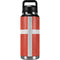 Denmark Flag Distressed YETI Rambler 36oz Bottle Skin