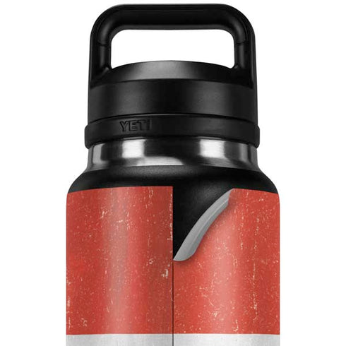 Denmark Flag Distressed YETI Rambler 36oz Bottle Skin