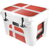 Denmark Flag Distressed YETI Tundra 35 Hard Cooler Skin