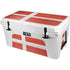 Denmark Flag Distressed YETI Tundra 65 Hard Cooler Skin