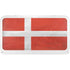 Denmark Flag Distressed YETI Tundra 65 Hard Cooler Skin