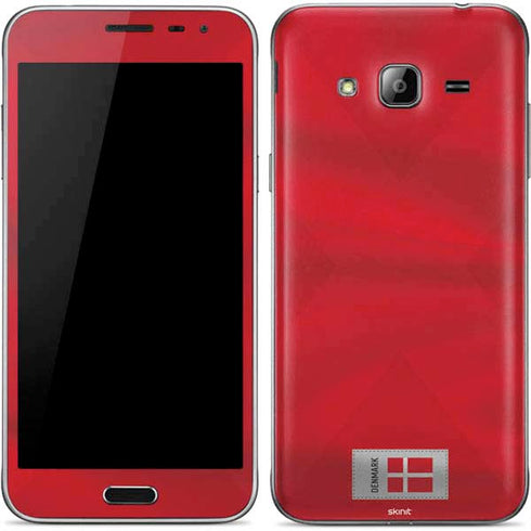 Denmark Soccer Flag Galaxy J3 Skin
