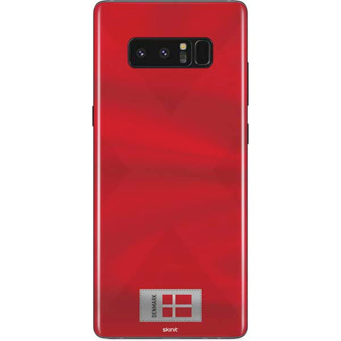 Denmark Soccer Flag Galaxy Note 8 Skin