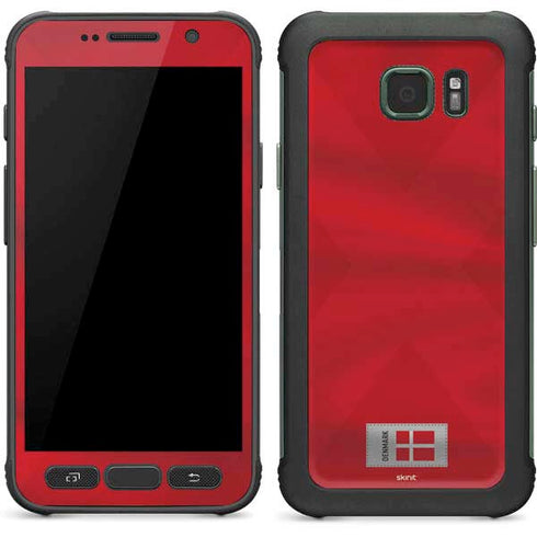 Denmark Soccer Flag Galaxy S7 Active Skin