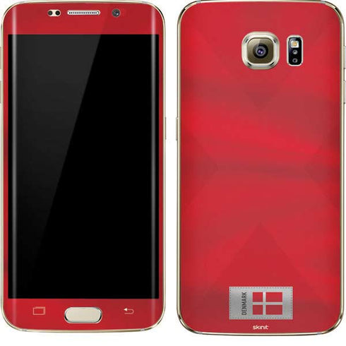 Denmark Soccer Flag Galaxy S7 Edge Skin